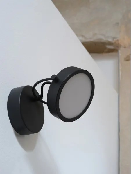 Osram - Aplica de perete LED DECOR PUCK, 11 W, 230 V, negru