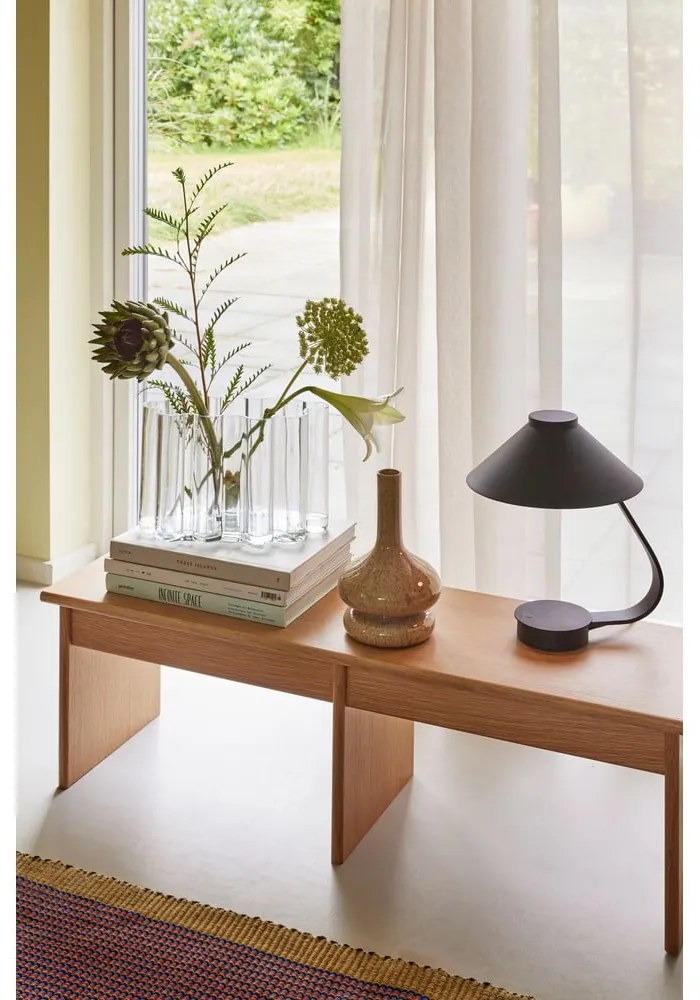 Veioză LED neagră cu intensitate reglabilă (înălțime 31 cm) Muri – Hübsch