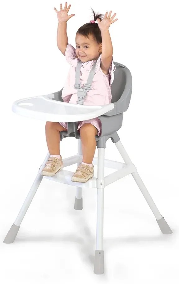 Dolu Scaun de masă pentru copii, gri, 60 x 90 x 70cm