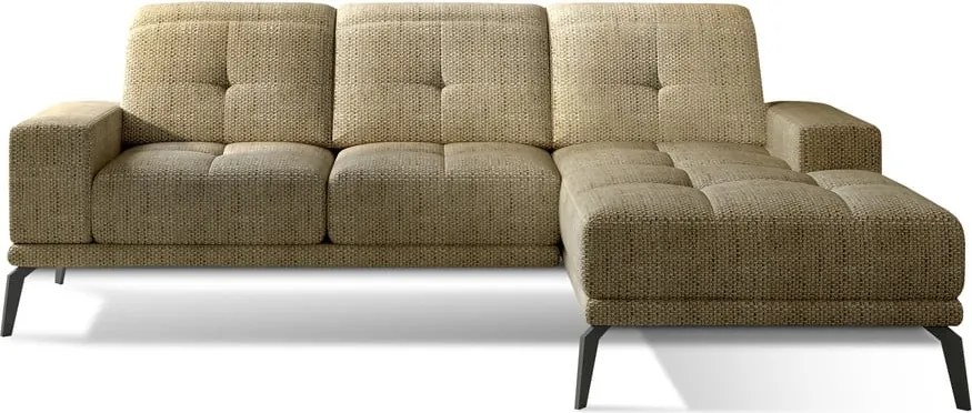 Colțar bej (cu colț pe partea dreaptă/cu șezlong) Torrense – ELTAP