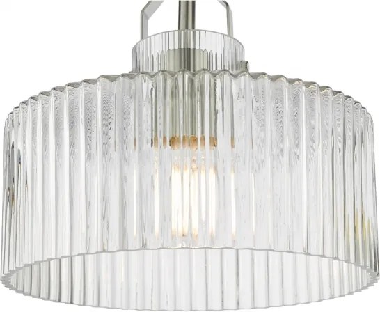 Där Lighting LEN4846 - Lustră aplicată LENKA 1xE27/60W/230V crom mat