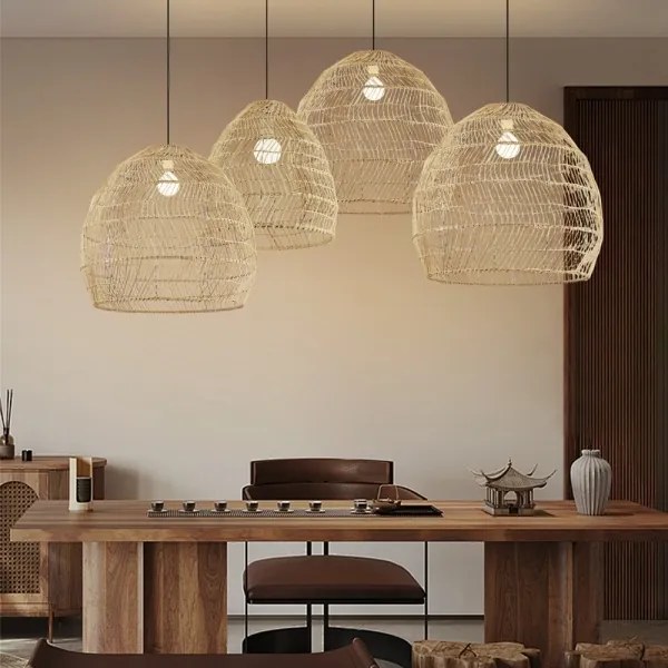 Immax 08261L - Lustră suspendată pe cablu BOHO DELICADO 1x E27/40W/230V Ø 60 cm