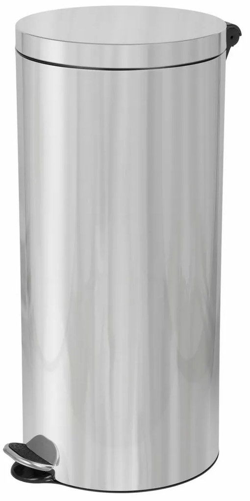 Alda Coș de gunoi cu pedală Freedom Fresh 30 l,oțel inoxidabil lucios, 30 l