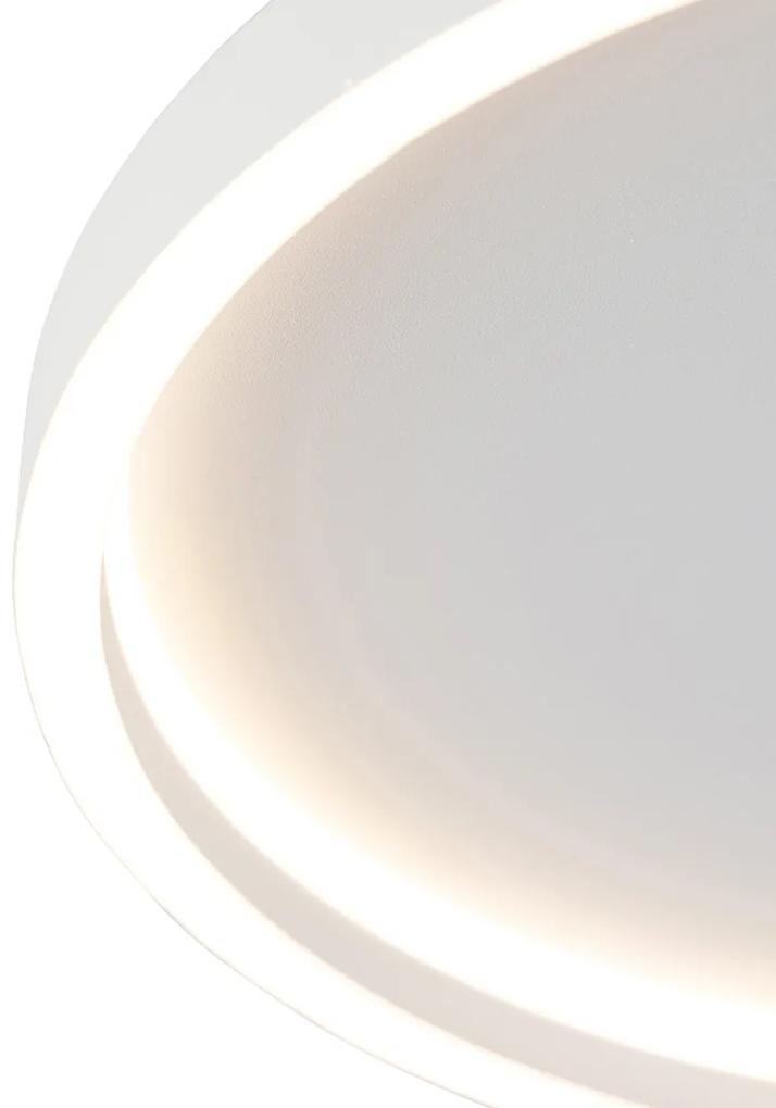 Plafoniera design alb cu LED - Daniela