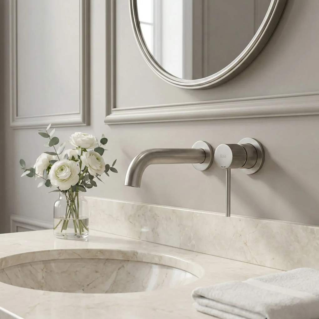 Baterie de culoare Rea Lungo Stripe Brush Nickel