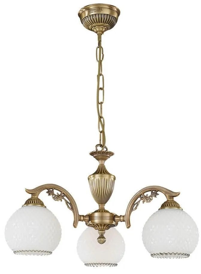 Candelabru din alama cu 3 brate design italian 8600