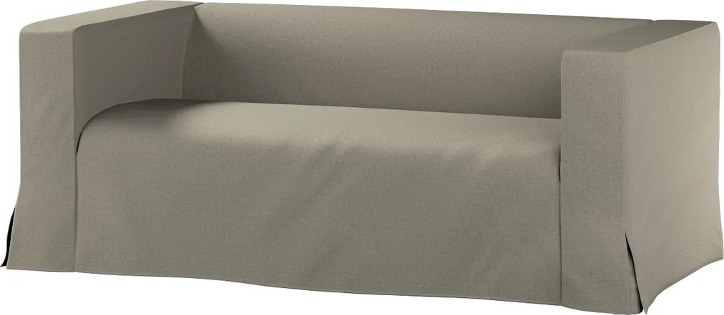 Husă canapea Klippan cu 2 locuri, lungă, cu pliuri contrastante