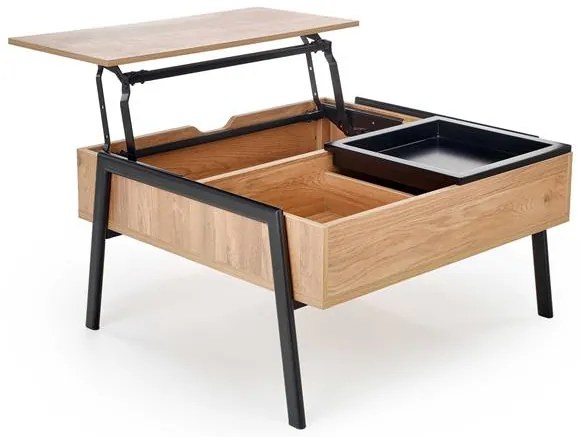 Masuta de cafea Podium - L85 x l80 x H43/64 cm