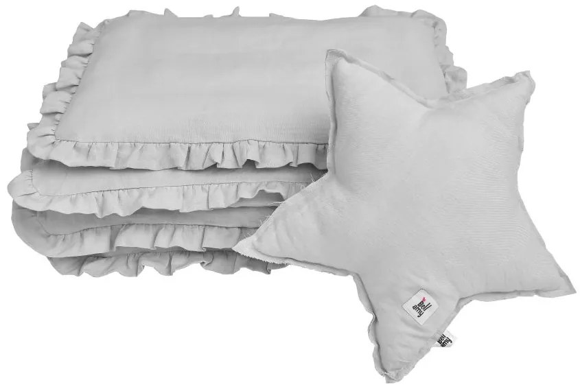Perna decorativa din in STAR STONE GRAY