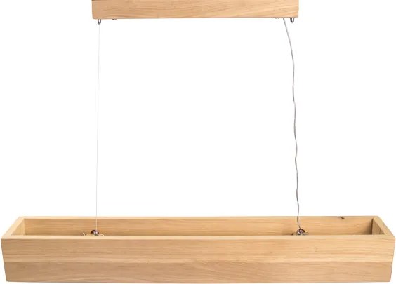 Lustra lemn stejar Rise - 120x13x15