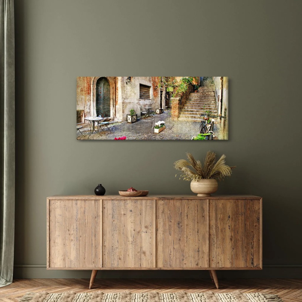 Tablou - Străzile vechi din Roma (120x50 cm)