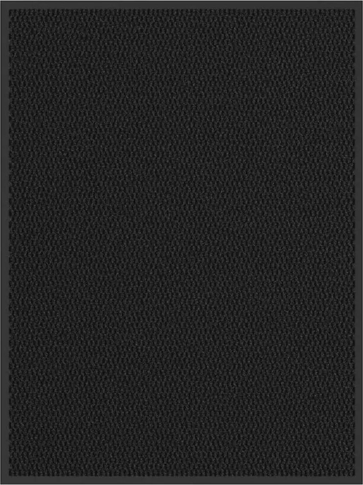 vidaXL Preș negru 90x120 cm