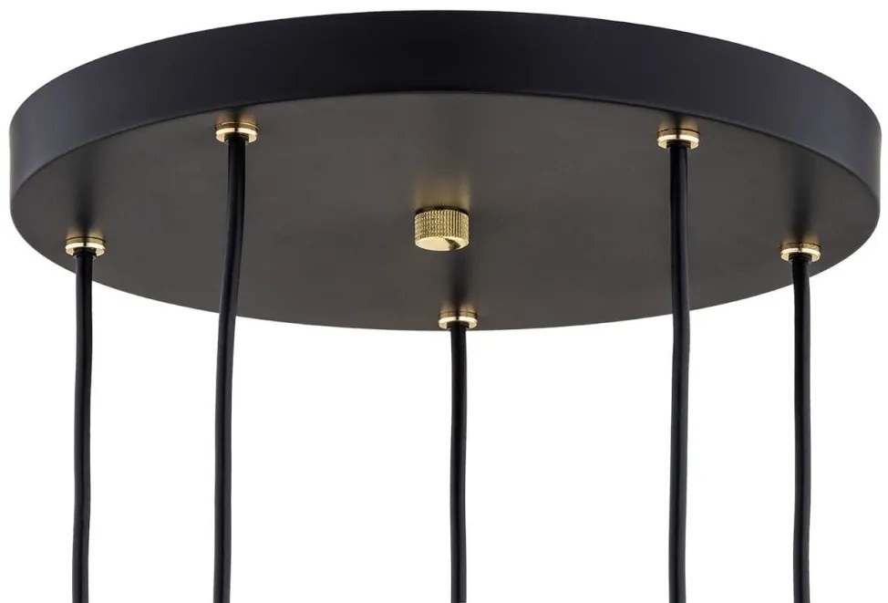 Lustra cu 5 pendule design minimalist Sicilia plus alama