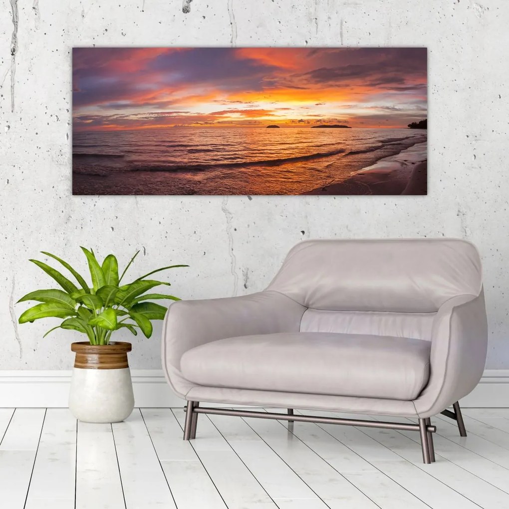 Tablou - Apus de soare (120x50 cm)