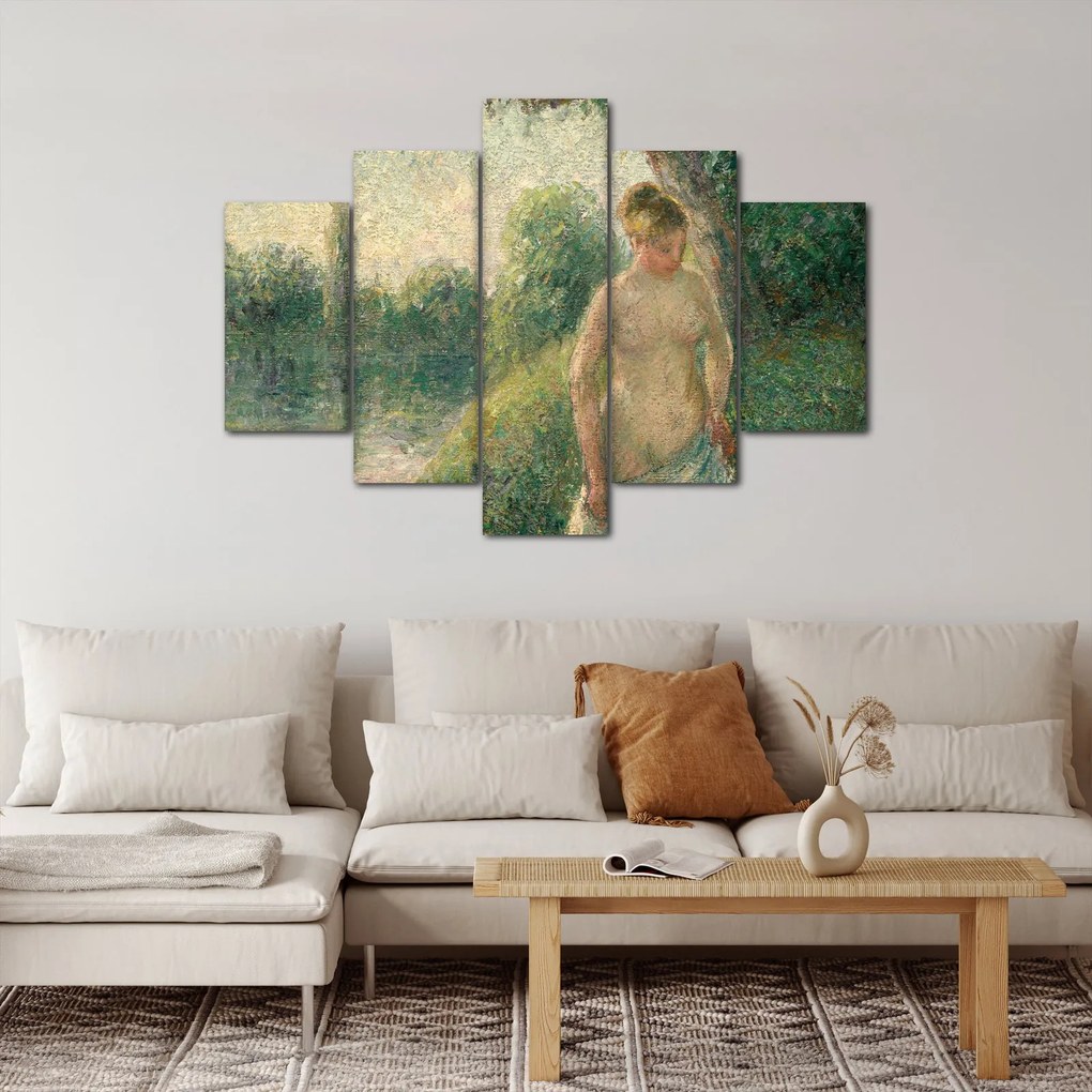 Tablou - Camille Pissarro, The Bather, reproducere (150x105 cm)