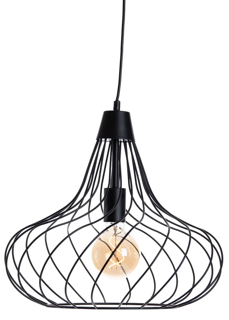 Moderne hanglamp zwart - Iggy