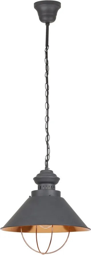 Rábalux Gambol 2797 Pendul cu 1 braț gri metal E27 Max 60W IP20