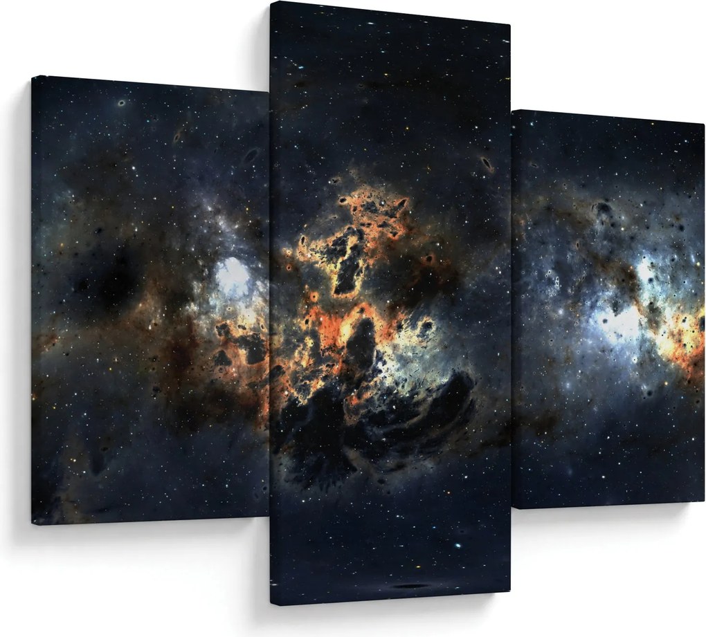 Tablou - Universul cu Nebula (90x60 cm)