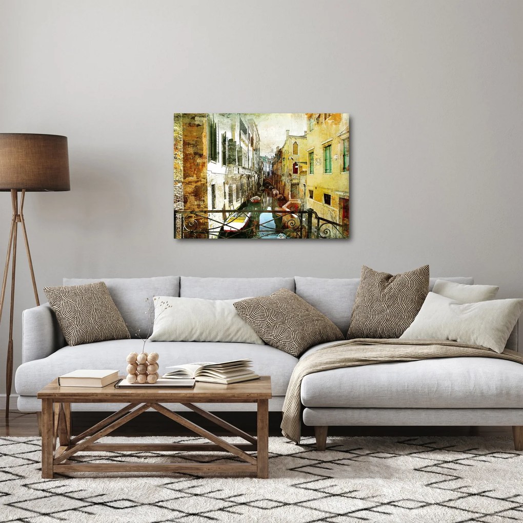 Tablou - Strada din Veneția (70x50 cm)