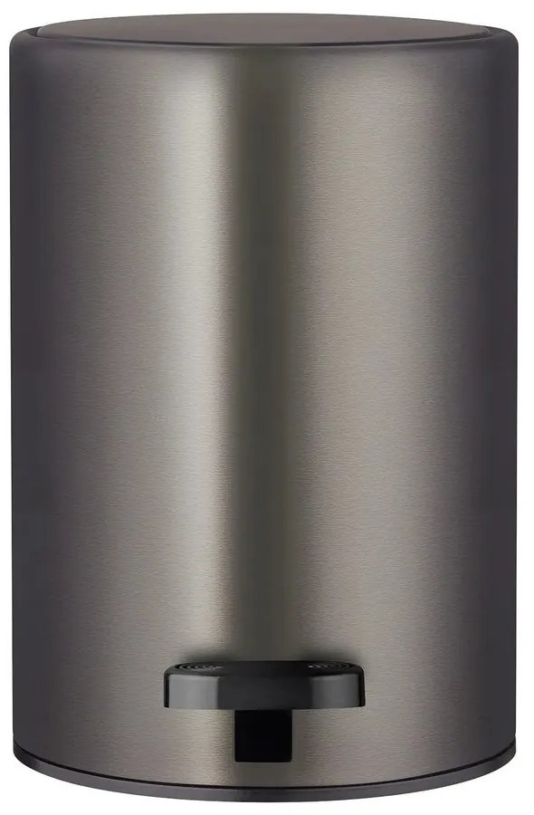 Coș de gunoi gri închis cu pedală din oțel 3 l Modo – Blomus