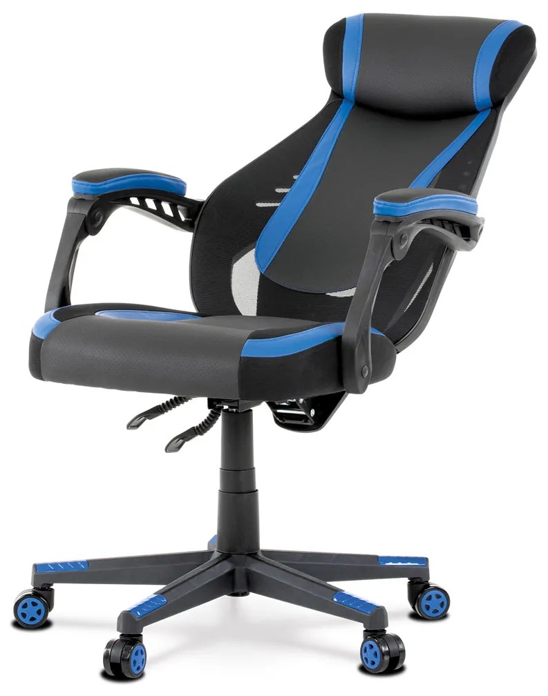 Fotoliu de birou/gaming Ymbun-Y213-BLUE (Negru + Albastru). 1042719