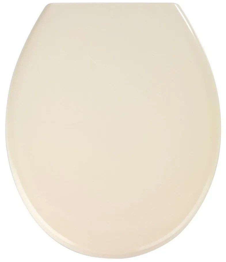 Capacul de toaletă OTTANA BEIGE - Duroplast, cu cădere lentă, WENKO, bej