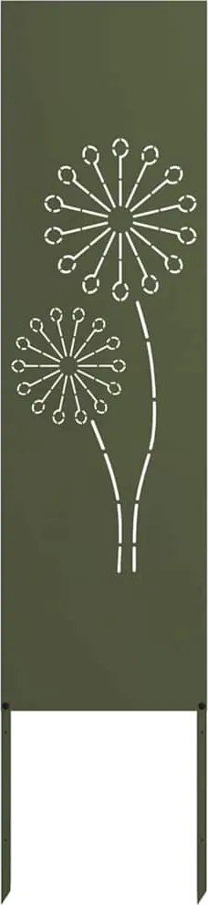 vidaXL Ecran de intimitate pentru grădină Olivengrønn 32 x 140 cm