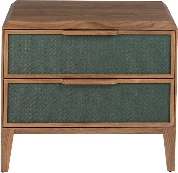 Noptiera cu 2 sertare design LUX Dark green