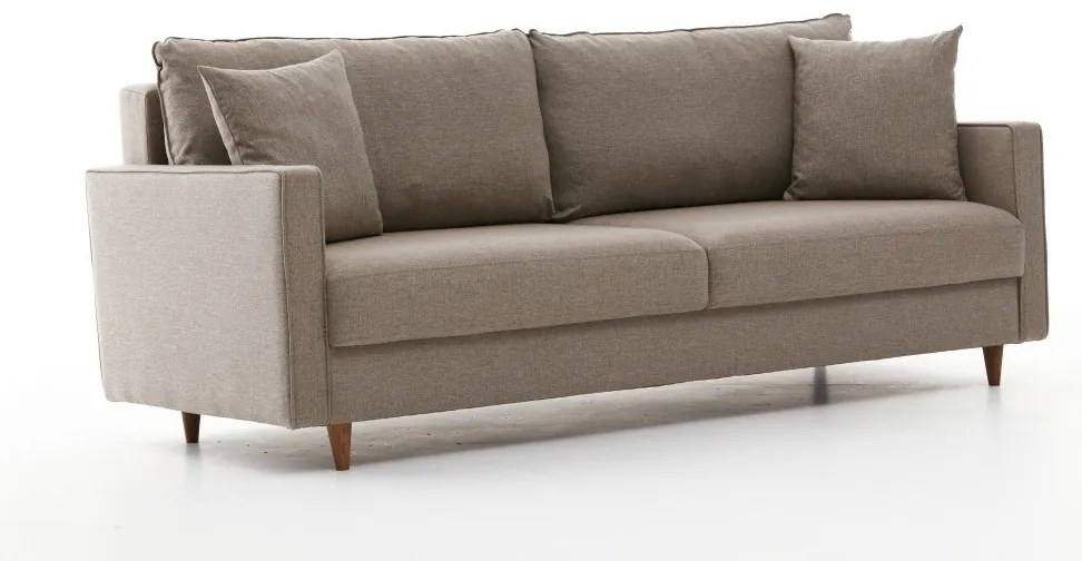 Canapea trei locuri Evelyn (Crem). 1073293