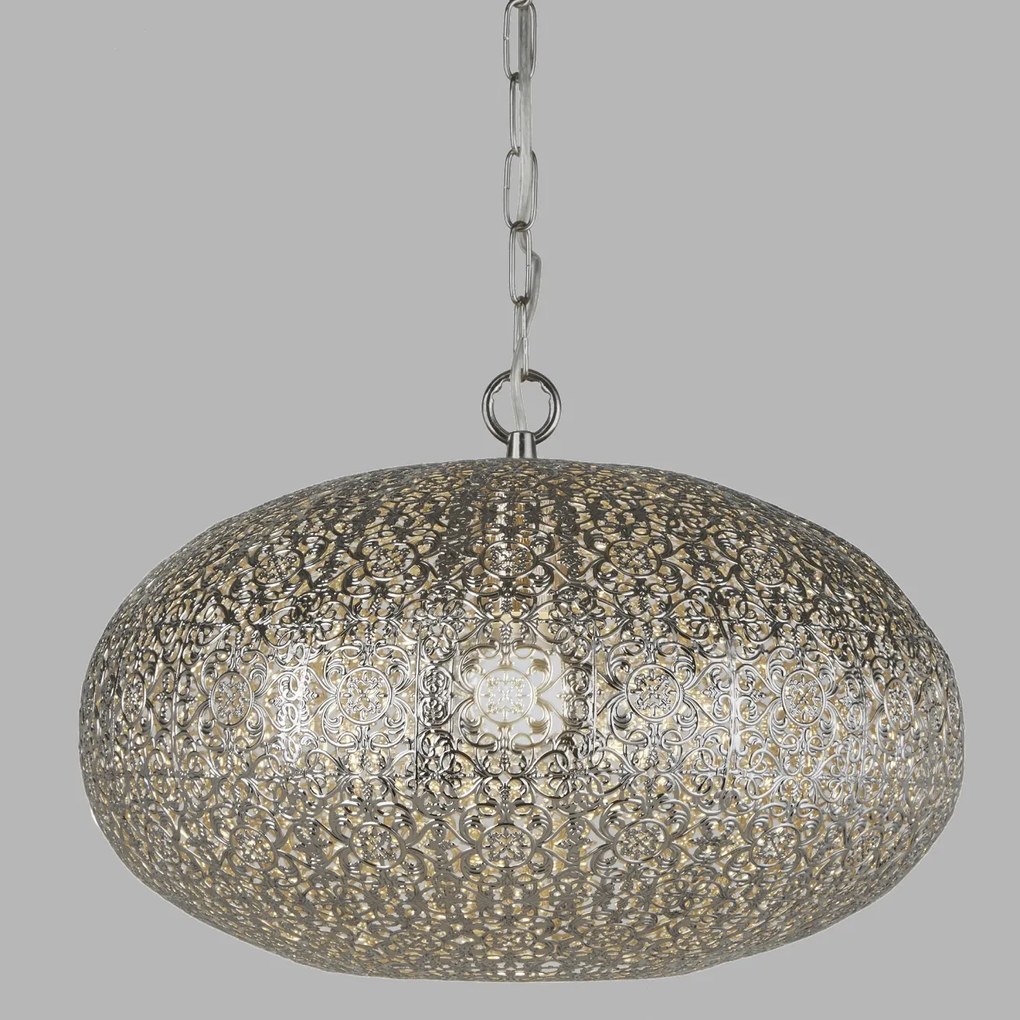Lustra / Pendul design rustic Moroccan nickel 2672SS SRT