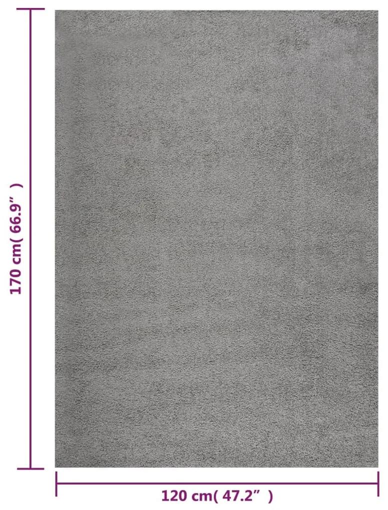 Covor Shaggy, fir lung, gri, 120x170 cm Gri, 120 x 170 cm