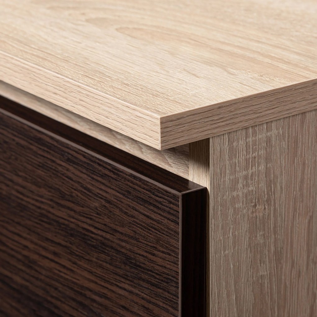 Comodă Koa (Stejar sonoma + wenge). 1069402