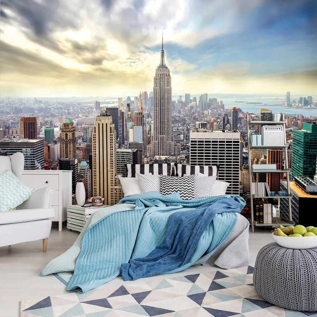Fototapet - Panoama New York-ului (254x184 cm)