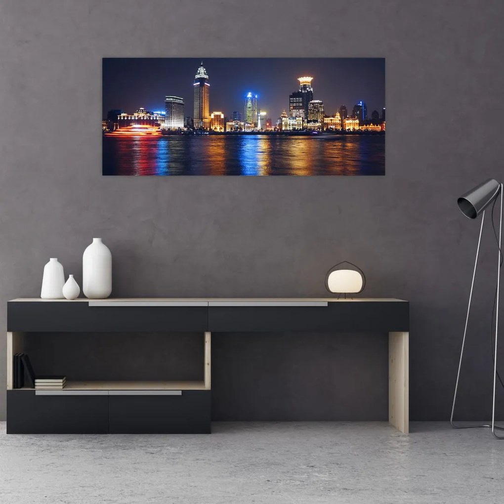 Tablou - Reflectările nopții (120x50 cm)