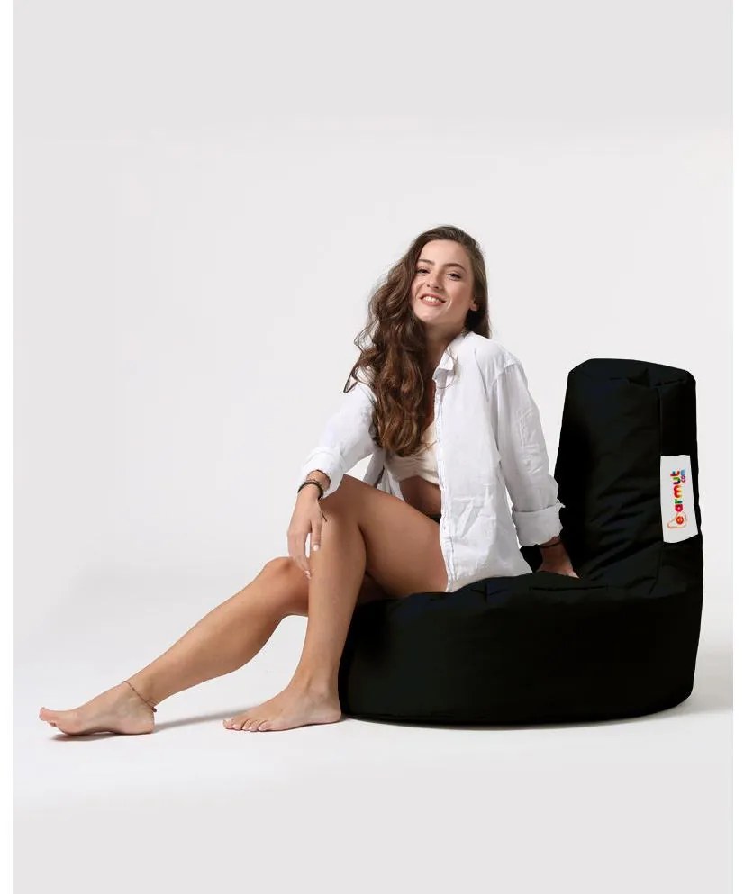 Fotoliu puf Lerna (Negru). Promo -6%. 1101680