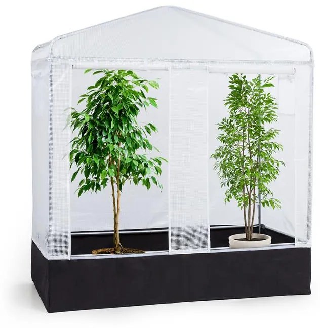 Plant Palace x2, seră, 200 x 220 x 100 cm, țevi din oțel, folie de plasă din PVC