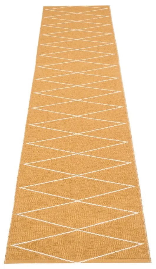 Covor tip traversă pentru interior și exterior galben ocru 70x320 cm Max Ochre – Pappelina