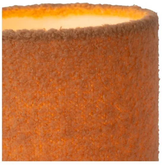 Lampă de masă Lucide 10516/01/44 WOOLLY 1xE14/40W/230V portocaliu