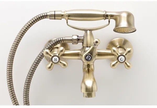 FERRO - Set pentru cadă ANTICA cu baterie, bronz