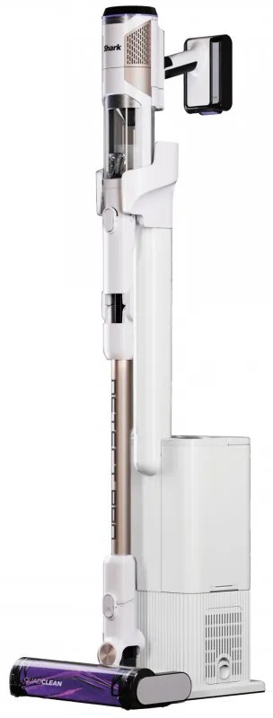 Aspirator vertical Shark IW3611EU, 240W, 0.4 L, 60 min autonomie, Detectare margini si murdarie, QuadClean, Antialergen, LED, Alb