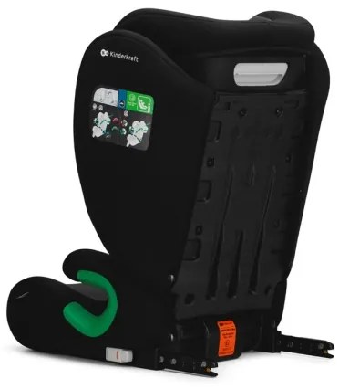 Scaun auto KINDERKRAFT JUNIOR FIX 2 (100-150 cm) Graphite black