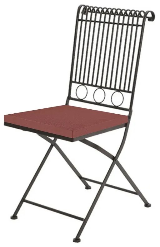 Perna scaun, Alcam, Soft Grena, 40x40x4 cm
