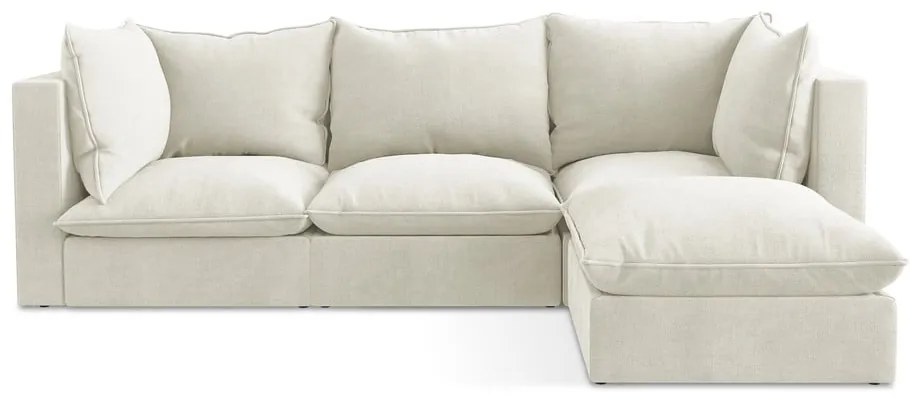 Colțar bej (cu colț pe partea dreaptă/cu șezlong) Manao – Makamii