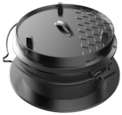 Oală din fontă cu capac Tepro 8230 Dutch Oven, 6 l