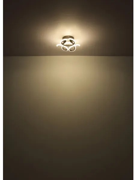 Plafonieră LED Globo 67386-24A MELISAND LED/24W/230V d. 26 cm negru