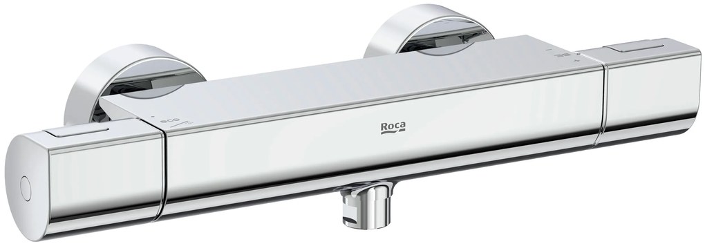 Roca T-1000 baterie de duș perete cu termostat crom A5A142EC00