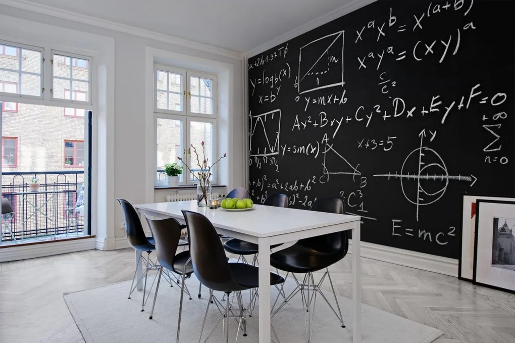 Fototapet, Black board, Rebel Walls
