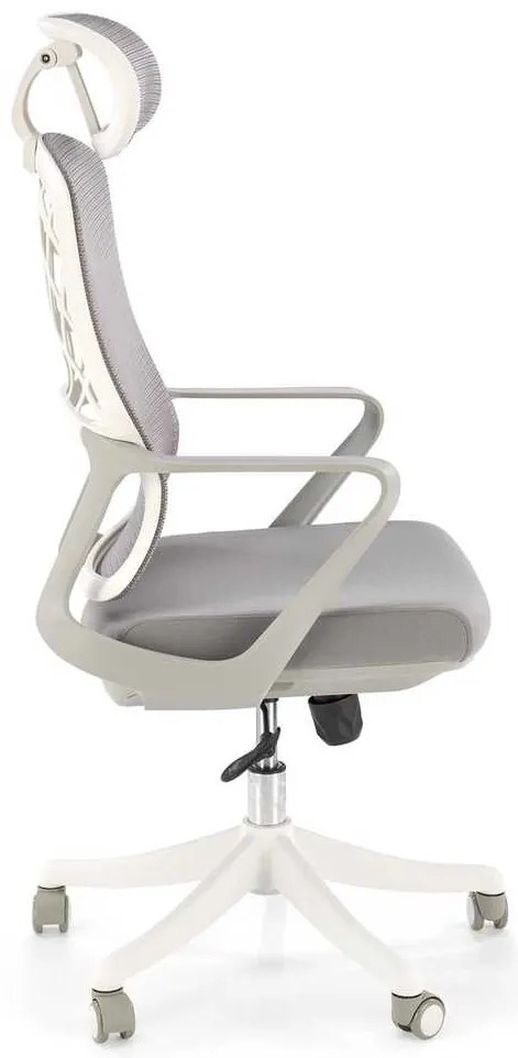 Scaun de birou Fidato II, gri / alb