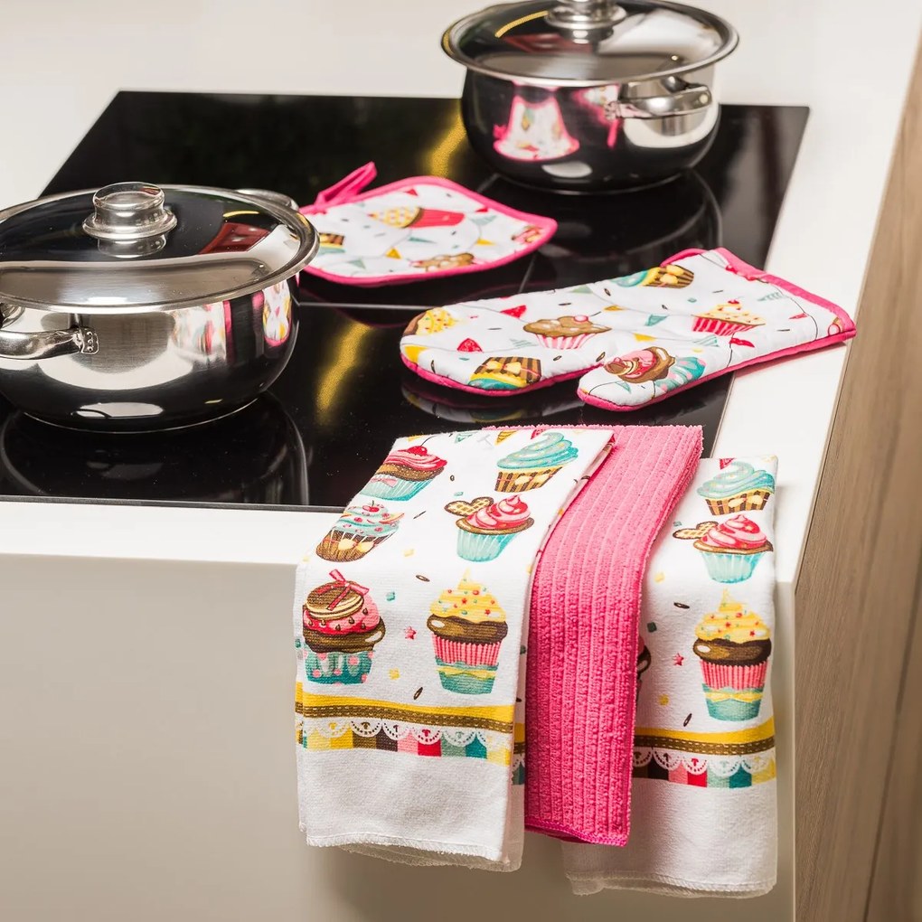 Set oale inox cu capac inox 4Home Destiny, 10 piese