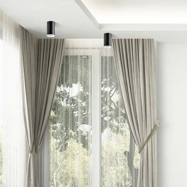 Spot LED RGBW reglabil pentru baie TURYN 1xGU10/4,8W/230V IP44 negru